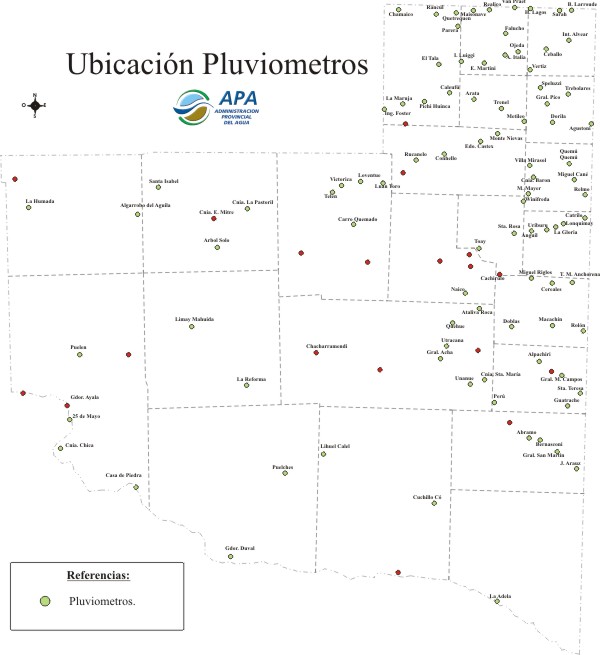 Img: Mapoteca - mapa pluviometros 